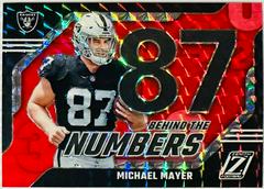 Michael Mayer [Red] #21 Football Cards 2023 Panini Zenith Behind the Numbers Prices