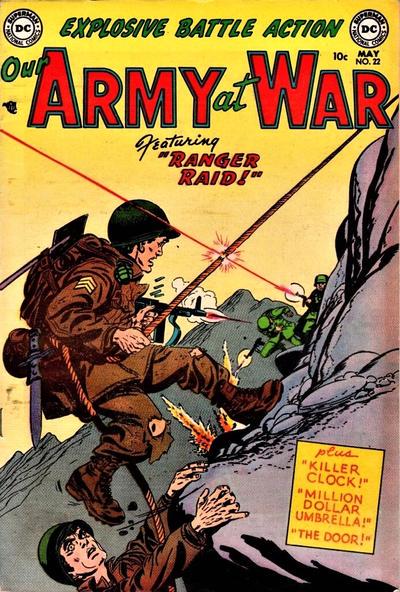 Our Army at War #22 (1954) Comic Books Our Army at War