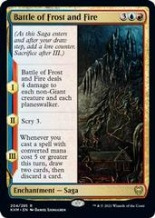 Battle of Frost and Fire [Foil] Magic Kaldheim Prices