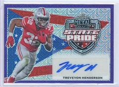 TreVeyon Henderson [Purple Mojo] #SP-TH1 Football Cards 2022 Leaf Metal Draft State Pride Prices