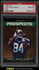 Joey Galloway [Foil] #6 Football Cards 1995 SP Prices