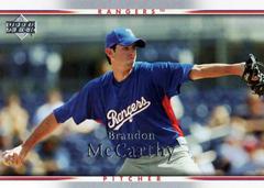 Brandon McCarthy #981 Baseball Cards 2007 Upper Deck Prices