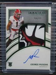 George Pickens [Emerald] #RA-GPI Football Cards 2022 Panini Immaculate Collegiate Rookie Autographs Prices