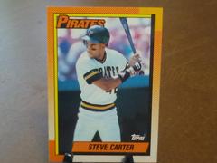 Steve Carter Baseball Cards 1990 Topps Prices