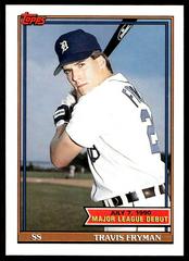 Travis Fryman #49 Baseball Cards 1991 Topps '90 M.L. Debut Prices