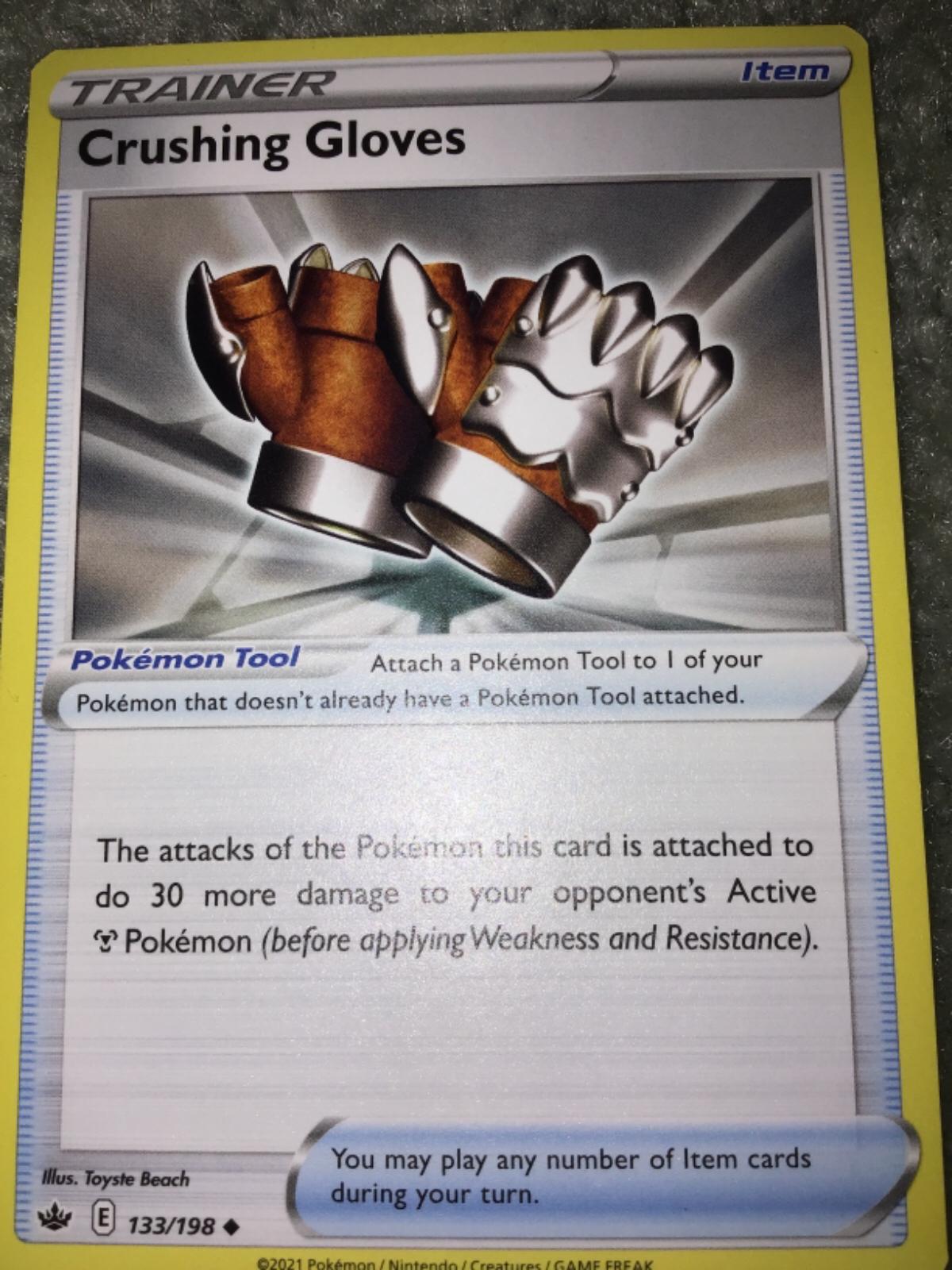 Crushing Gloves 133 Prices Pokemon Chilling Reign Pokemon Cards