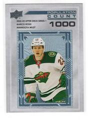 Marco Rossi [1000] Hockey Cards 2022 Upper Deck Population Count Prices