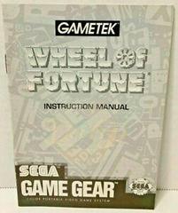 Wheel Of Fortune - Manual | Wheel of Fortune Sega Game Gear