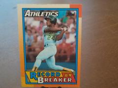 Rickey Henderson #7 Baseball Cards 1990 Topps Prices
