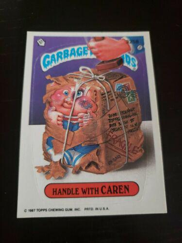 Handle With CAREN #325B 1987 Garbage Pail Kids