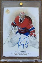 Carey Price [Limited Autograph] #74 Hockey Cards 2020 SP Authentic Prices