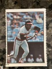 Dan Ford #216 Baseball Cards 1982 Fleer Stamps Prices