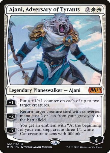 Ajani, Adversary of Tyrants #3 Magic Core Set 2019