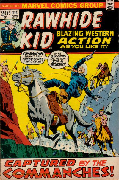 Rawhide Kid #114 (1973) Comic Books Rawhide Kid