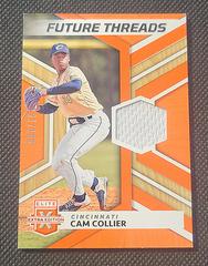 Cam Collier [Orange] #FT-CC Baseball Cards 2022 Panini Elite Extra Edition Future Threads Prices