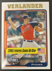 Justin Verlander #UH220 Baseball Cards 2005 Topps Updates & Highlights Prices