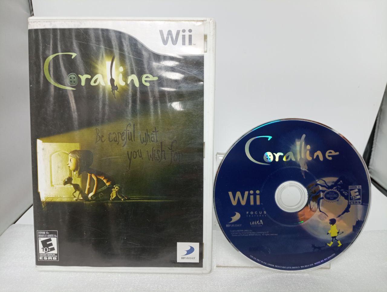 Coraline Item and Box only Wii