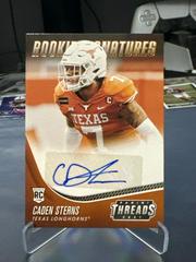 Caden Stearns #TS-CST Football Cards 2021 Panini Chronicles Draft Picks Threads Rookie Signatures Prices