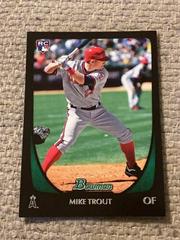 Mike Trout [Blue] #101 Baseball Cards 2011 Bowman Draft Prices