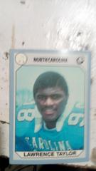 #86 Lawrence Taylor North Carolina Collegiate (Fro | Lawrence Taylor Collegiate Collection Basketball Cards 1990 Collegiate Collection North Carolina