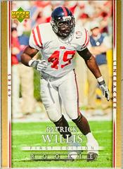 Patrick Willis [Gold] #115 Football Cards 2007 Upper Deck First Edition Prices