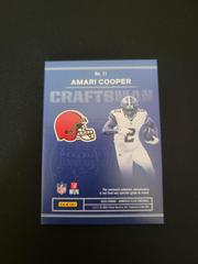 Back | Amari Cooper Football Cards 2023 Panini Donruss Elite Craftsman Jerseys