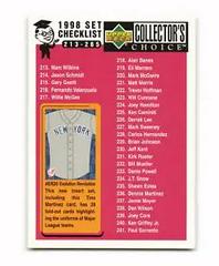 Yankees [Checklist] #23 Baseball Cards 1998 Collector's Choice Prices