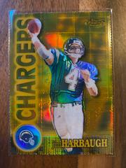 Jim Harbaugh [Gold Refractor] #63 Football Cards 2000 Topps Finest Prices
