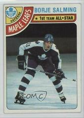 Borje Salming Hockey Cards 1978 Topps Prices