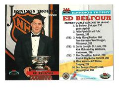 Ed Belfour #144 Hockey Cards 1993 Stadium Club Prices