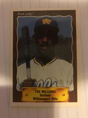 Ted Williams #1071 Baseball Cards 1990 Procards Prices