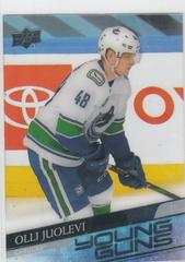 Olli Juolevi [Clear Cut] Hockey Cards 2020 Upper Deck Prices