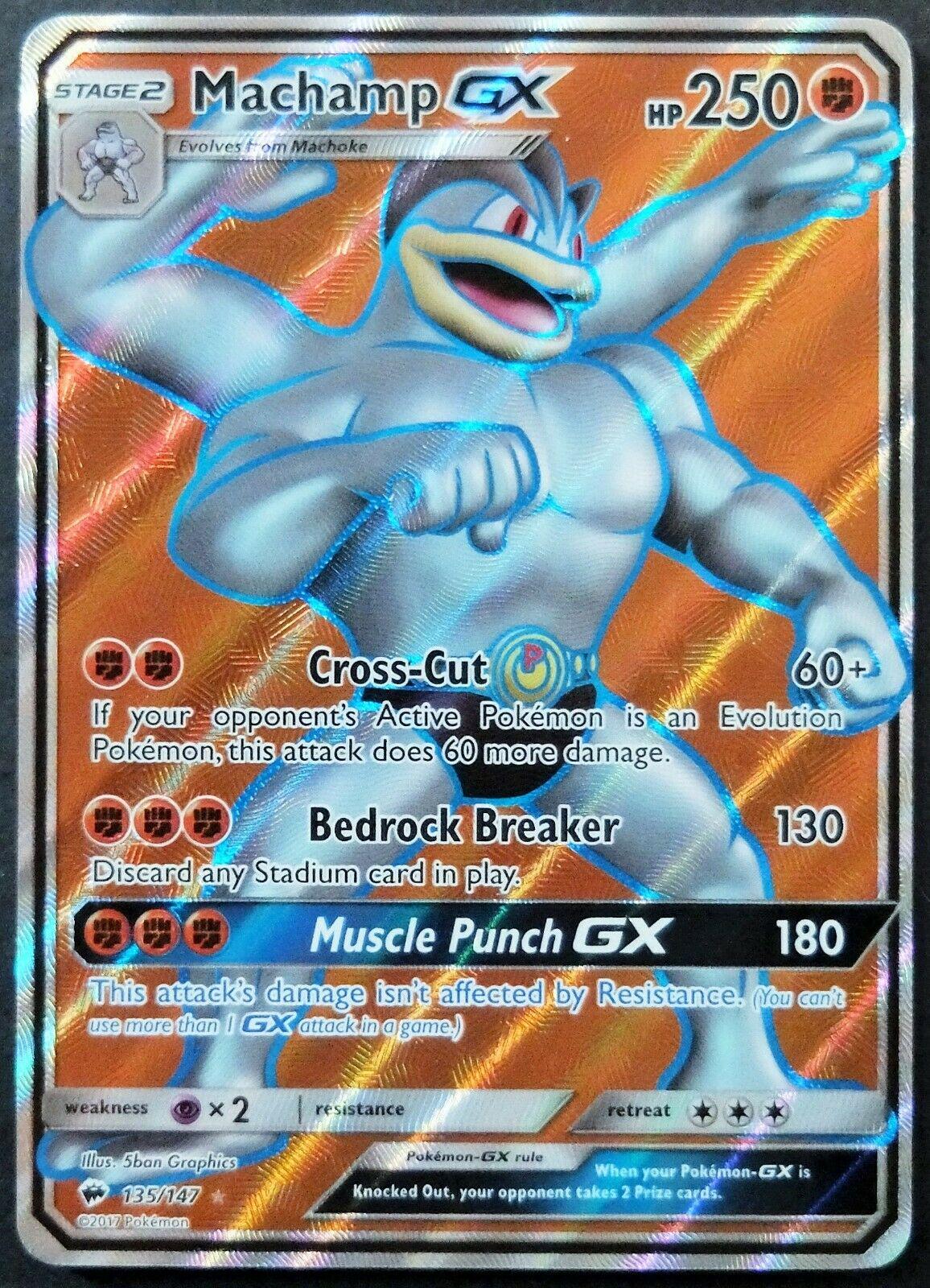 Machamp GX #135 Prices | Pokemon Burning Shadows | Pokemon Cards