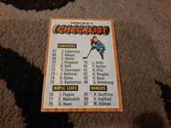 Checklist 67-132 #120 Hockey Cards 1966 Topps Prices