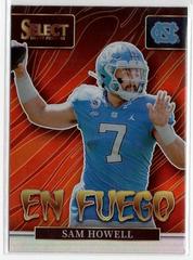 Sam Howell [Silver] Football Cards 2022 Panini Select Draft Picks En Fuego Prices
