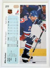 Backside | Mike Gartner Hockey Cards 1990 Upper Deck