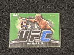 Anderson Silva [Green] #FM-AS Ufc Cards 2010 Topps UFC Knockout Fight Mat Relic Prices