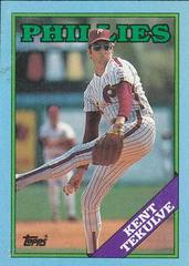Kent Tekulve #P Baseball Cards 1988 Topps Box Panels Hand Cut Prices