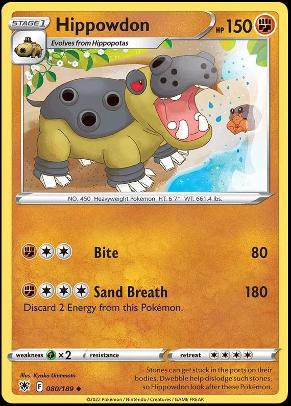 Hippowdon 80 Prices Pokemon Astral Radiance Pokemon Cards