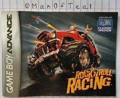 Manual  | Rock 'n Roll Racing GameBoy Advance