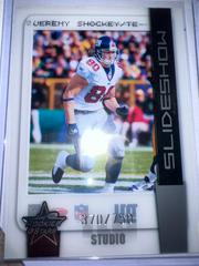 Jeremy Shockey [Silver] #SS-15 Football Cards 2005 Leaf Rookies & Stars Slide Show Prices