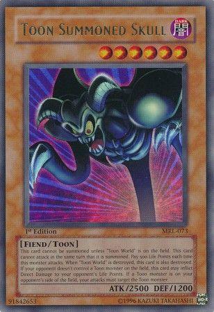 Toon Summoned Skull [1st Edition] MRL-073 YuGiOh Magic Ruler