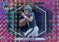 C. J. Stroud [Camo Pink] #ND-3 Football Cards 2023 Panini Mosaic NFL Debut Prices