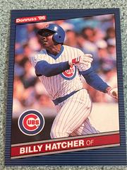 Billy Hatcher Baseball Cards 1986 Donruss Prices