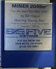 Cartridge | Miner 2049er Atari 400