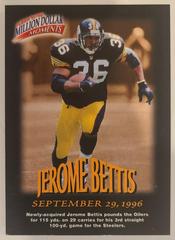 Jerome Bettis Football Cards 1997 Fleer Million Dollar Moments Prices