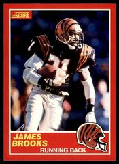 James Brooks #157 Football Cards 1989 Panini Score Prices