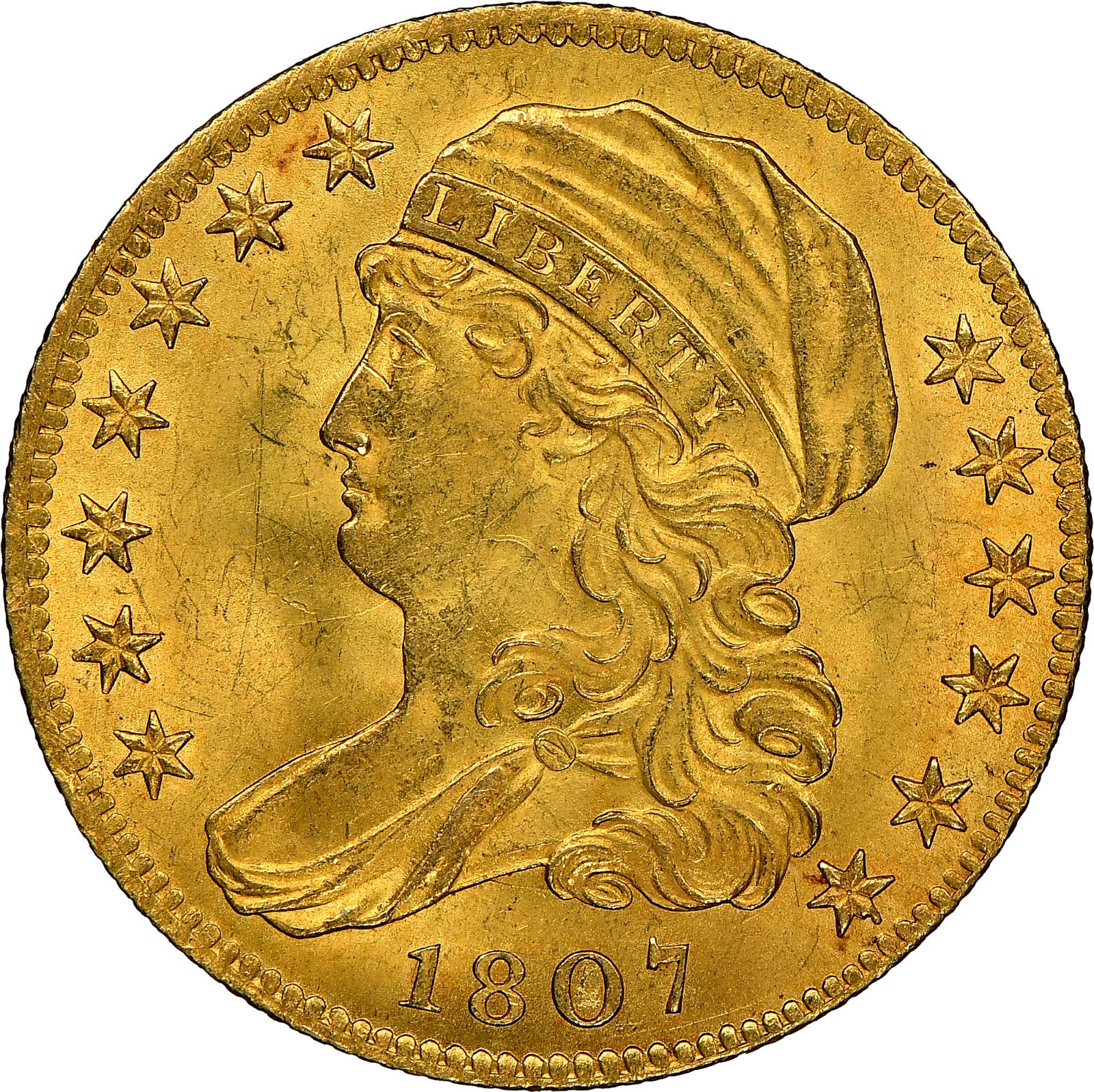 1807 [LEFT] Coins Capped Bust Half Eagle