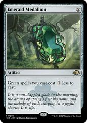 Emerald Medallion [Foil] #291 Magic Modern Horizons 3 Prices