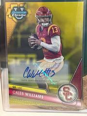 Caleb Williams [Autograph Yellow] #1 Football Cards 2023 Bowman Chrome University Prices